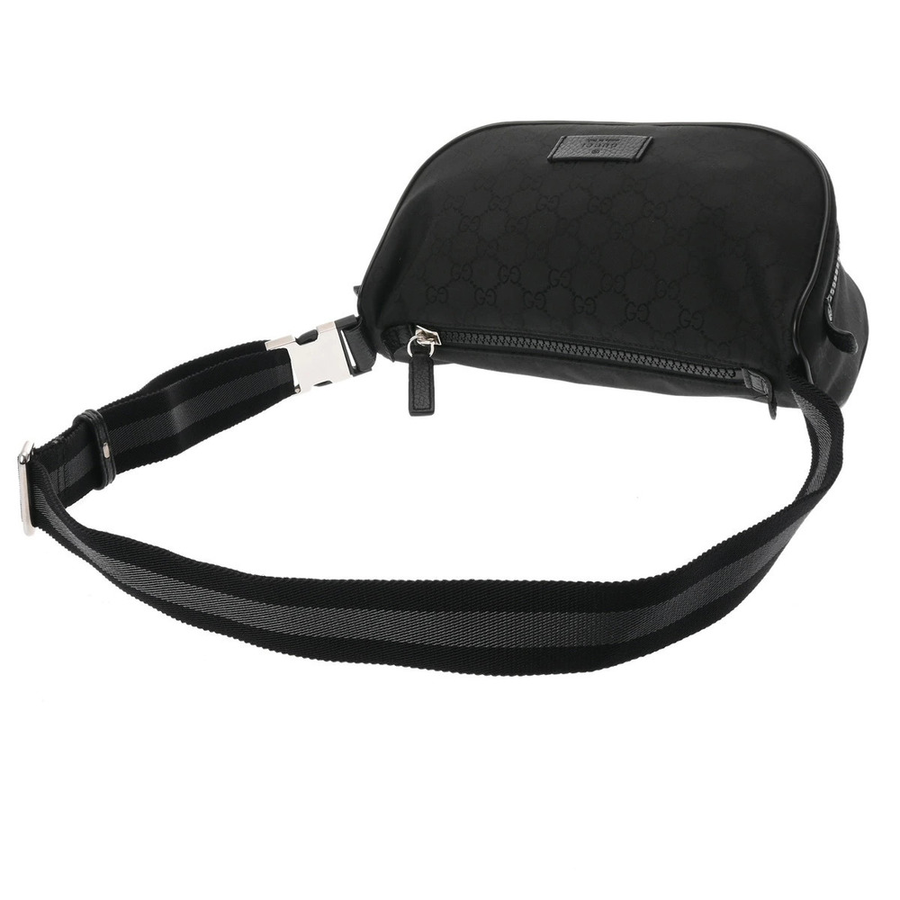 Gucci Black Crossbody Bag GG Waist Black